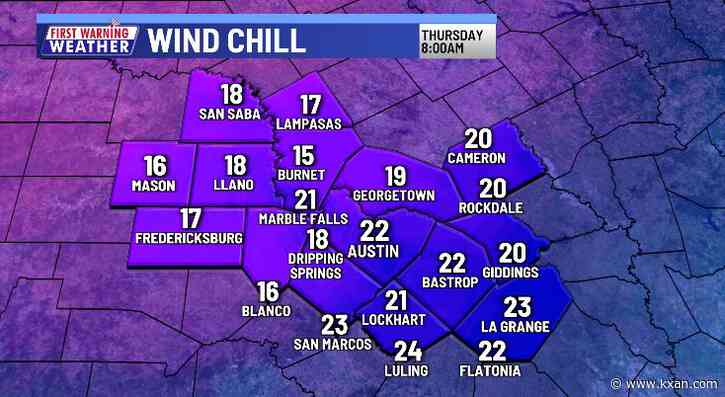Very cold, windy with spots of wintry mix
