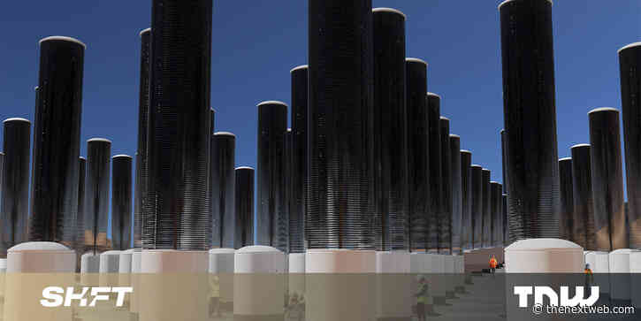 This dystopic-looking bot could scrub greenhouse gases from the air