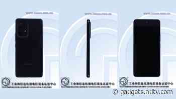 Samsung Galaxy A53 5G Design, Specifications Spotted on TENAA Ahead of Launch