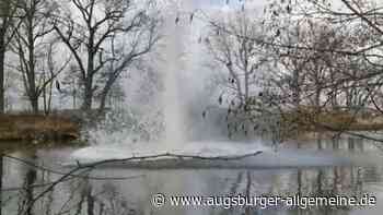 Im Video: Kampfmittelräumdienst sprengt Panzermine in Göggingen