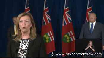 Province to provide "clarity" on reopening plans later this week - mybancroftnow.com