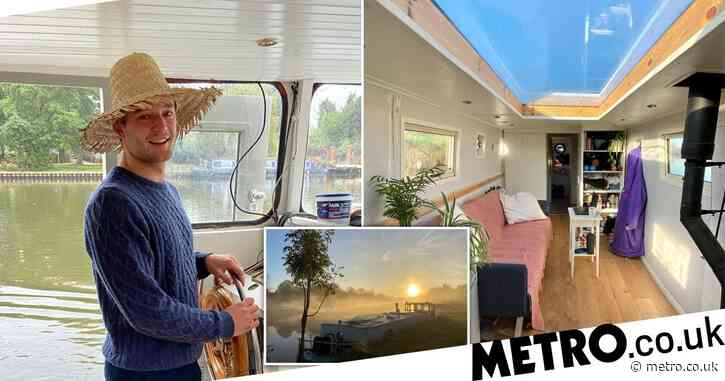 Man ditches renting to live in £58,000 Dutch narrowboat