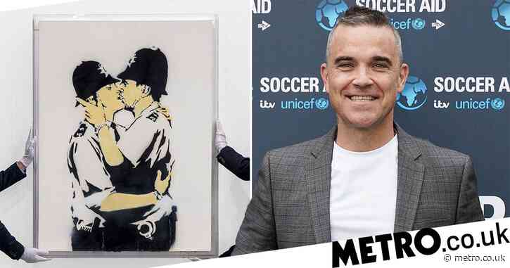 Robbie Williams puts three Banksy pieces from his collection up for auction and they’re set to make millions