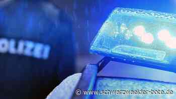 Polizeikontrolle in Rosenfeld - 18-Jähriger prallt bei Flucht gegen Baum - Schwarzwälder Bote