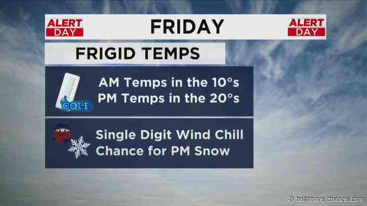 Maryland Weather: Prepare For A Brutally Cold Friday