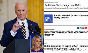 US press lashes Biden for bumbling press conference to mark a year in office