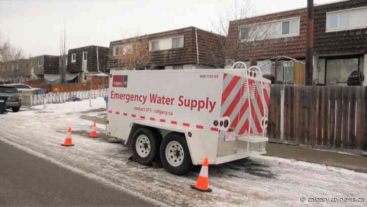 Swift change in temperature leads to multiple water main breaks across Calgary