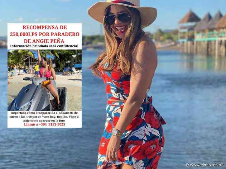 Ofrecen 250 mil lempiras en búsqueda de Angie Peña, desaparecida en Roatán - Diario El Heraldo - ElHeraldo.hn