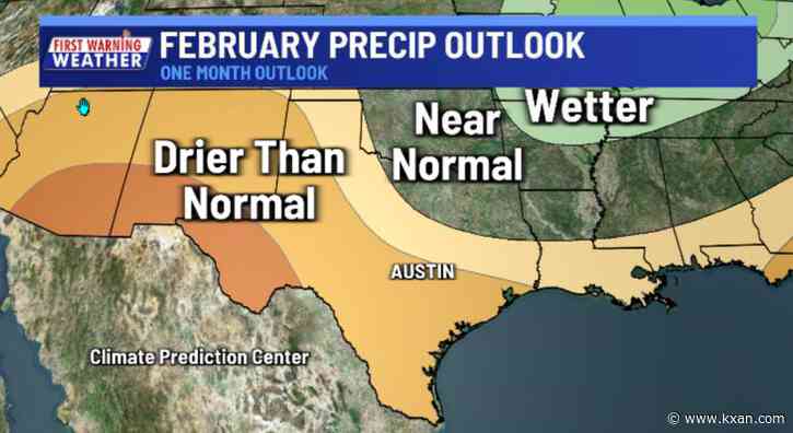 February weather forecast and 3-month outlook released: What to expect in Central Texas