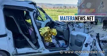 Tragico scontro nel materano: uomo perde la vita! Grave il figlio - Matera News