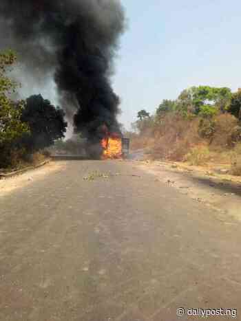 Mob set truck ablaze for killing motorcyclist in Ondo - Daily Post Nigeria
