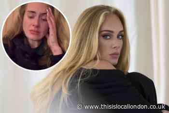 Adele in tears as she apologises for rescheduling tour and fans share support