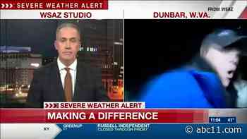 West Virginia reporter hit by car on live television, but continued reporting