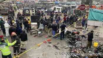 Bombing in Pakistan's 2nd city Lahore kills 2, wounds 26 - Lethbridge News Now