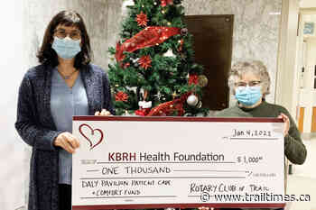 Rotary Club of Trail donates to mental health care – Trail Daily Times - Trail Times