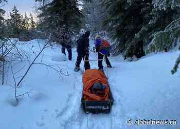 Snowshoer rescued from Kelowna Nordic Trail system - Global News