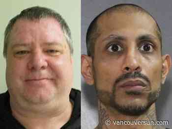 Police in Vancouver and Surrey looking for two men on the lam
