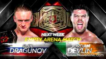 Empty arena stipulation set for Dragunov vs. Devlin NXT UK title match - Figure Four Online