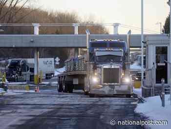 Cross-country truckers convoy departs B.C. for Ottawa to protest vaccine mandate - National Post