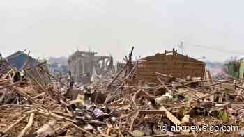 Massive explosion rocks town in Ghana
