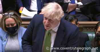 Boris Johnson speaks about Coventry Airport gigafactory plan in Parliament - Coventry Live