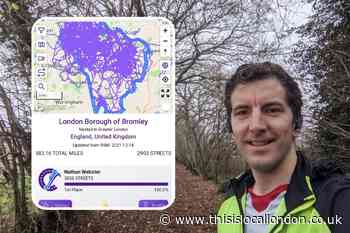 Beckenham man runs along all 2,903 streets in Bromley