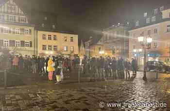 Kulmbach - 150 Menschen protestieren gegen Impfung - Frankenpost