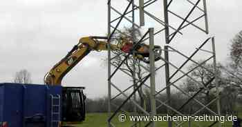 Strommasten nahe Aachen-Krauthausen zerlegt - Aachener Zeitung