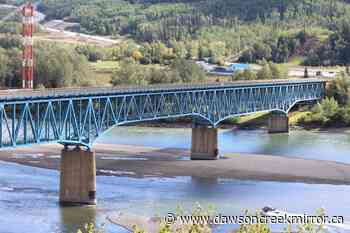 Repair work Friday night on Taylor Bridge - Dawson Creek Mirror