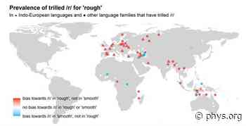 'Rough' words feature a trill sound in languages around the globe
