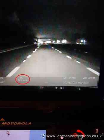 Police clock provisional licence holder travelling at shocking 145mph on motorway