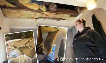 Angus mum's ceiling collapses months after raising issue with council - The Courier