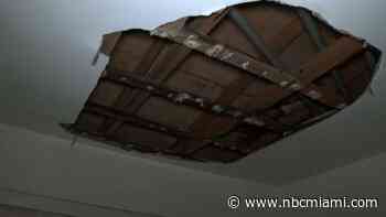 Bad Weather Causes Celling Collapse at Fort Lauderdale Home