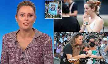 Charlise Mutten: Allison Langdon fights back tears watching vigil while Today co-host lost for words - Daily Mail