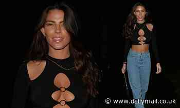 Love Island's Rebecca Gormley sizzles in busty black crop top - Daily Mail
