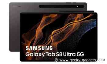 Samsung Galaxy Tab S8 Ultra spotted on Amazon