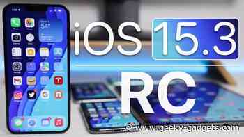 What’s new in iOS 15.3 Released Candidate