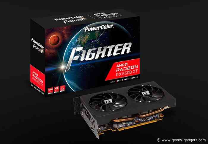 PowerColor Radeon RX 6500 XT graphics card range unveiled