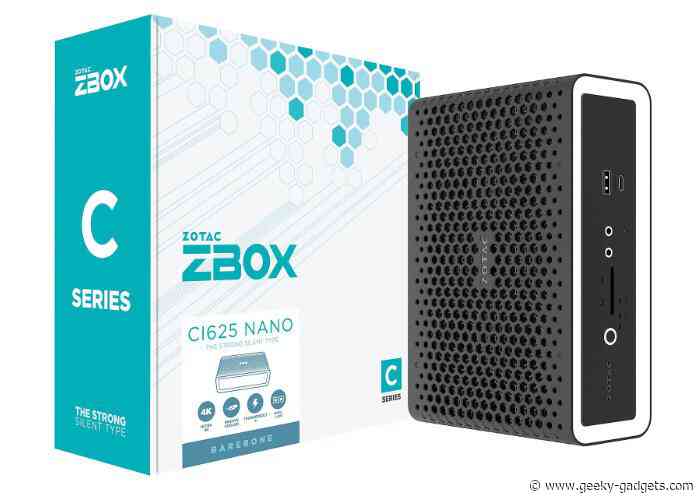 ZOTAC ZBOX fanless Tiger Lake mini PC arrives in Europe from €530