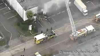 Fire Crews Put Out Warehouse Blaze in Pembroke Park