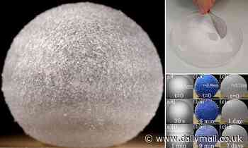 Physics: World's longest-lasting BUBBLE maintains its shape for a record 465 days