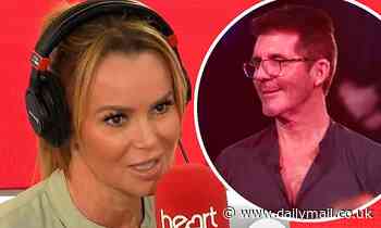 Amanda Holden jokes Simon Cowell is 'rubbish' at timekeeping whilst filming Britain's Got Talent