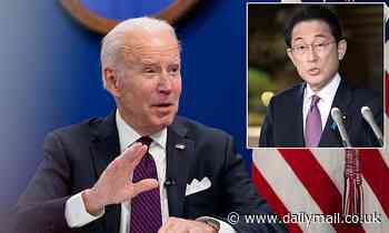 Biden will seek support from Japanese PM Kishida Fumio on Ukraine