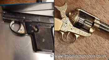 Guns found at Oxfam shop in High Street, Woodford