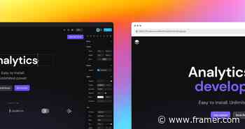 Framer Sites Beta - Design real websites right on the canvas, publish in seconds