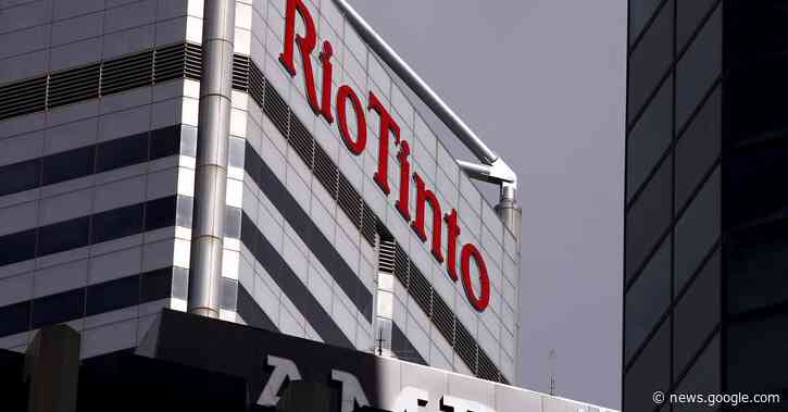 Rio Tinto shares slump as Serbia pulls plug on its $2.4 bln lithium project - Reuters