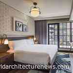 Goddard Littlefair reveals vibrant design for new Mondrian Hotel in Shoreditch