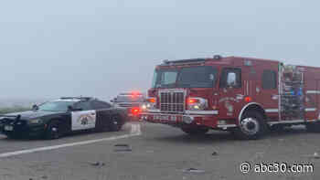CHP investigating deadly crash in Fresno County; NB Hwy 41 blocked