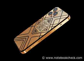 Die Apple iPhone 13 Pro Digital Signature Edition setzt auf ein Gehäuse aus Gold mit QR-Code und ohne Kamerabuckel - Notebookcheck.com