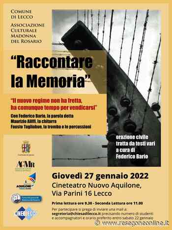 notizie da Lecco e provincia » Lecco celebra il Giorno della Memoria - ResegoneOnline